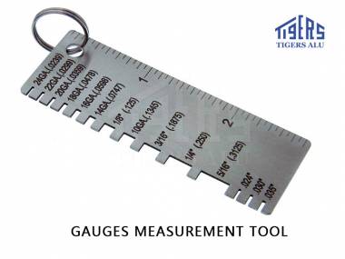 herramienta de medición de calibres 