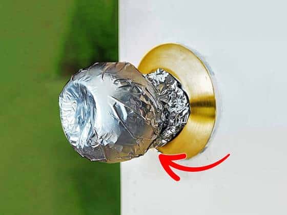 Why Wrap Aluminum Foil Around Door Knob When Alone? - Tigers Aluminum